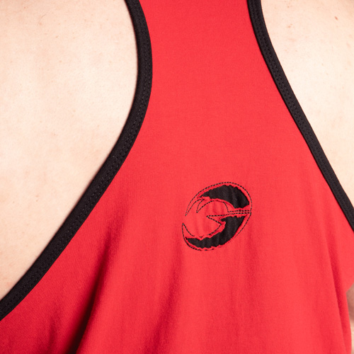 GASP Vintage T-Back - Chili Red Detail 3