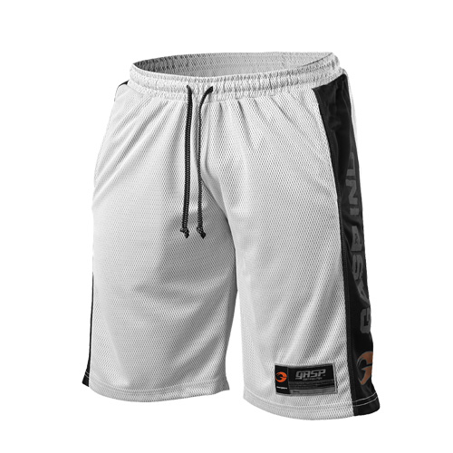 GASP No 1 Mesh Shorts - White/Black