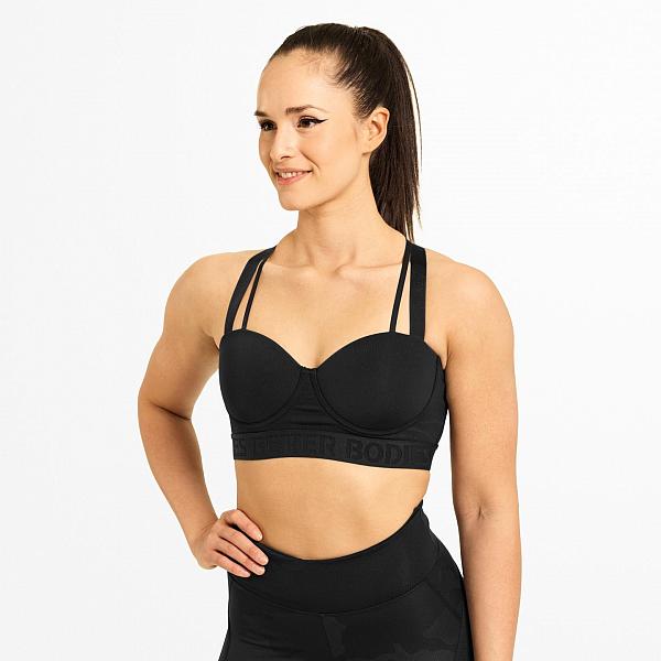 Better Bodies Waverly Sports Bra - Black Detail 1