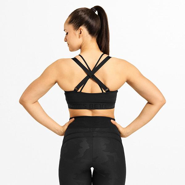 Better Bodies Waverly Sports Bra - Black Detail 2