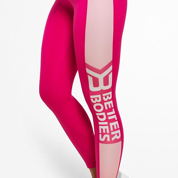Better Bodies Chrystie High Tights - Hot Pink Detail 4