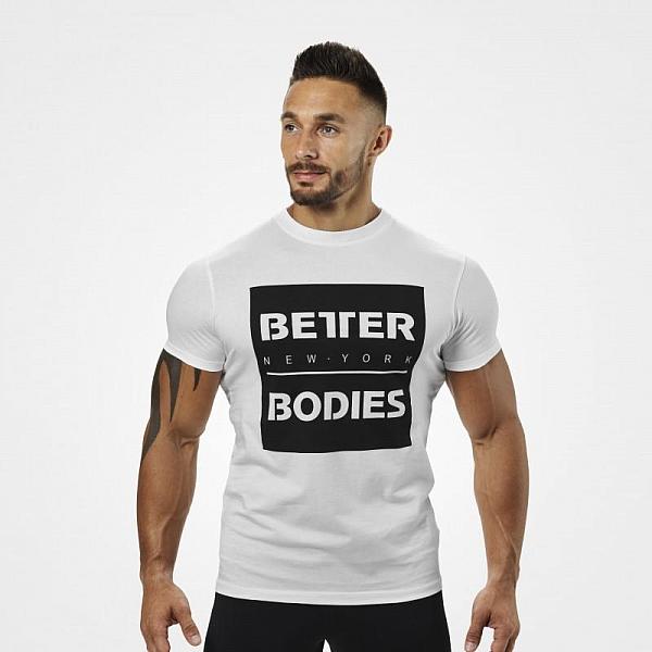 Better Bodies Casual Tee - White Detail 1