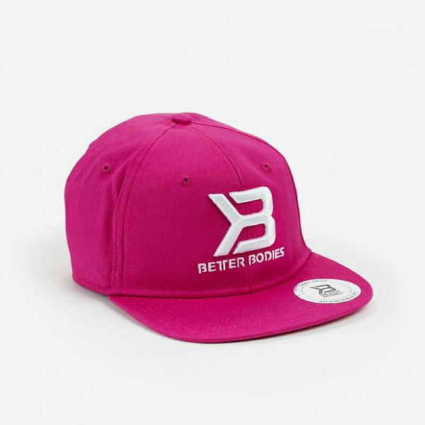 Better Bodies Womens Flat Bill Cap - Hot Pink Detail 1