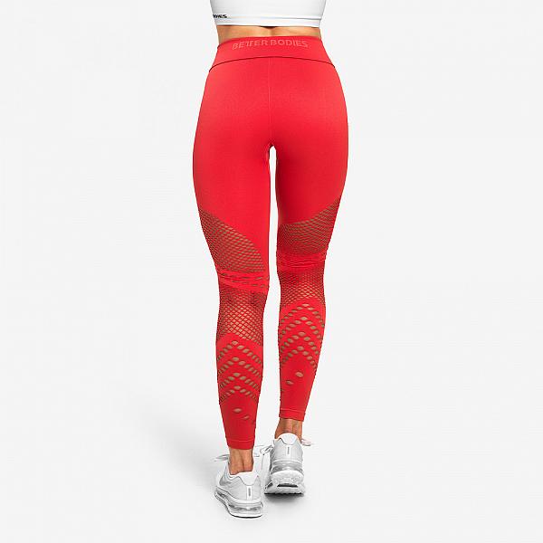 Better Bodies Waverly Leggings - Raspberry Detail 2