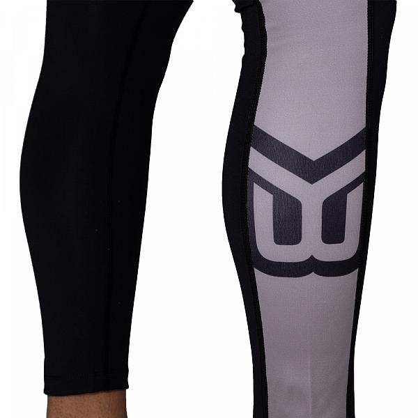 Better Bodies Chrystie High Tights - Black/Steel Grey Detail 5