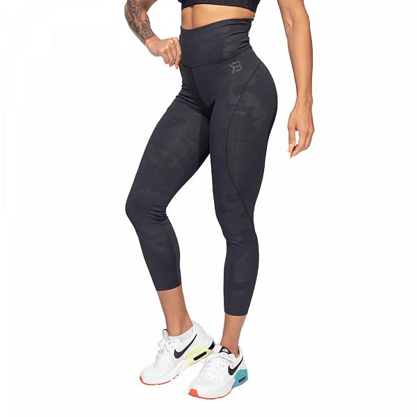 Better Bodies High Waist Leggings - Black Camo Detail 3