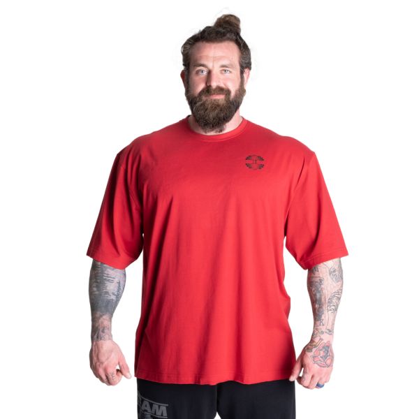 Better Bodies Union Iron Tee - Chili Red Detail 3