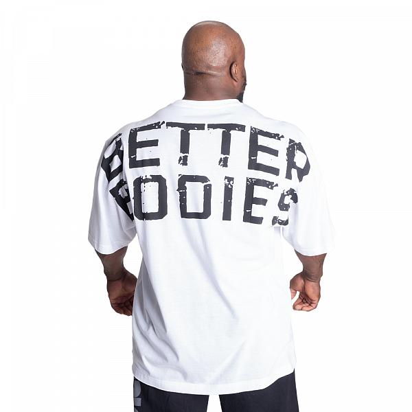Better Bodies Skull Union Iron Tee - White Detail 3