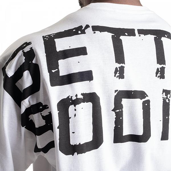Better Bodies Skull Union Iron Tee - White Detail 5