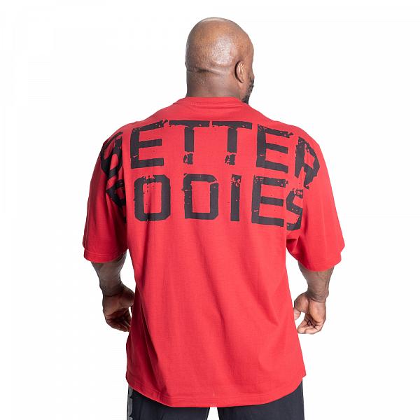 Better Bodies Skull Union Iron Tee - Chili Red Detail 2