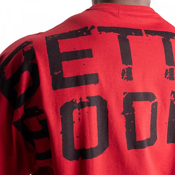 Better Bodies Skull Union Iron Tee - Chili Red Detail 5