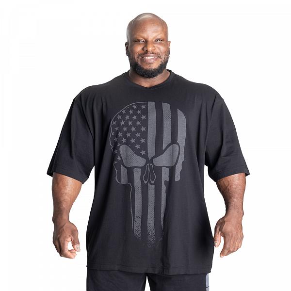 Better Bodies Skull Union Iron Tee - Black Detail 1