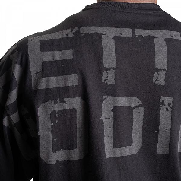Better Bodies Skull Union Iron Tee - Black Detail 5