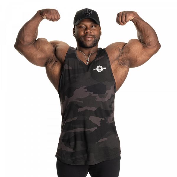 Better Bodies Essential T-Back - Dark Camo V2 Detail 1