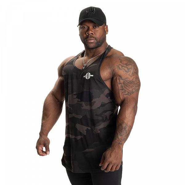 Better Bodies Essential T-Back - Dark Camo V2 Detail 3