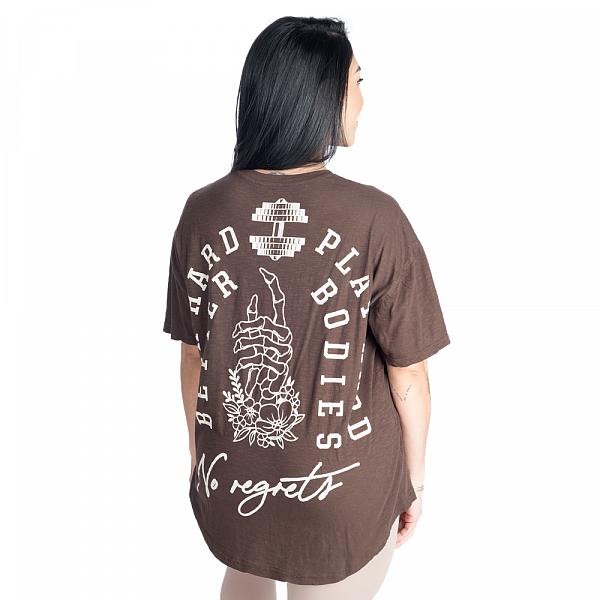 Better Bodies No Regrets Oversized Tee - Timber Detail 1