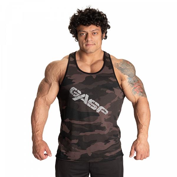 GASP Vintage T-back - Dark Camo Detail 1