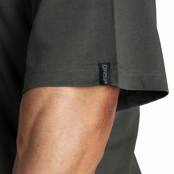 GASP Pump Cover Iron Tee - Deep Forest Detail 5