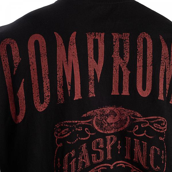 GASP NC Iron Tee - Black/Red Detail 5