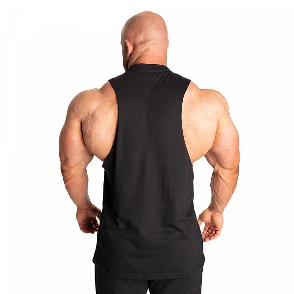 Better Bodies Relentless Cut Out Tank - Black/Yellow Detail 2